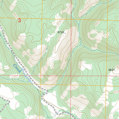 US Forest Service - Topo Jensen Meadows, WY FSTopo Legacy digital map