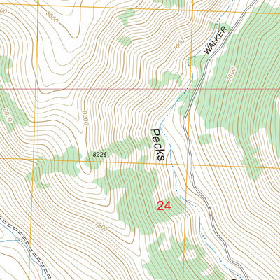 US Forest Service - Topo Jerry Peak, ID FSTopo Legacy digital map