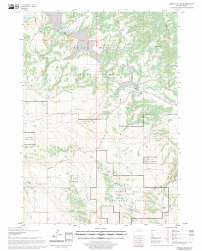 US Forest Service - Topo Jewel Cave SE, SD FSTopo Legacy digital map