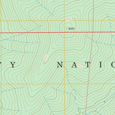 US Forest Service - Topo Jim Jam Ridge, CA FSTopo Legacy digital map