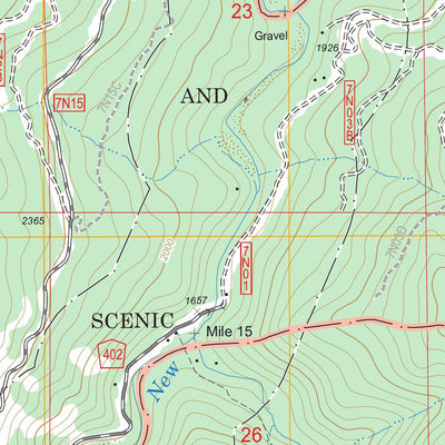 US Forest Service - Topo Jim Jam Ridge, CA FSTopo Legacy digital map
