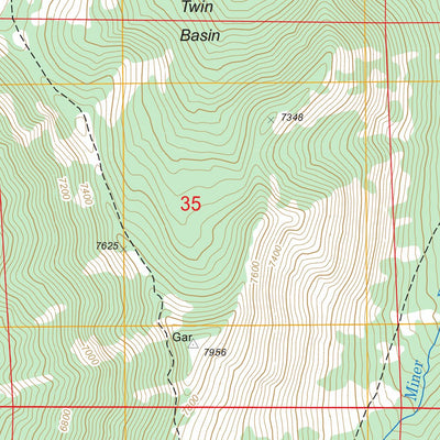 US Forest Service - Topo Jim White Ridge, OR FSTopo Legacy digital map