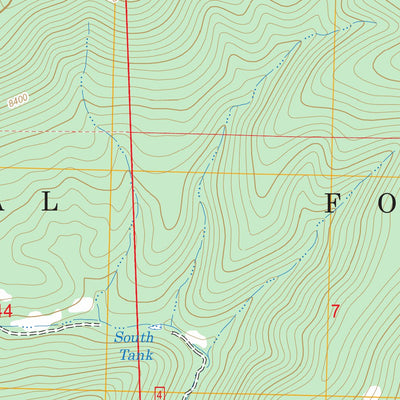 US Forest Service - Topo John Kerr Peak, NM FSTopo Legacy digital map