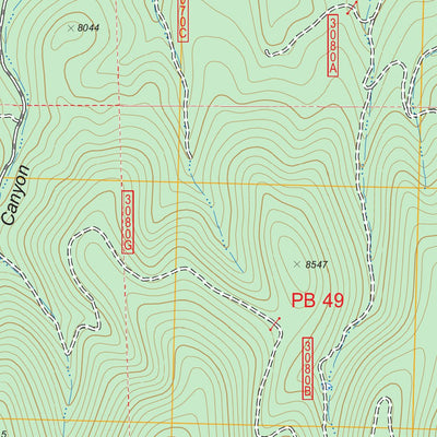 US Forest Service - Topo John Kerr Peak, NM FSTopo Legacy digital map