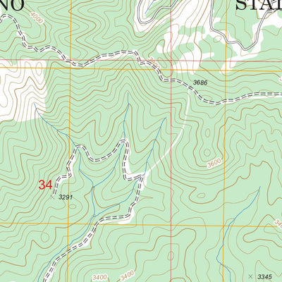 US Forest Service - Topo John Lewis Mountain, ID FSTopo Legacy digital map