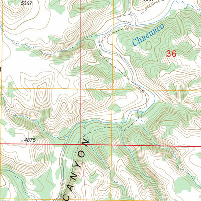 US Forest Service - Topo Johnson Canyon, CO FSTopo Legacy digital map