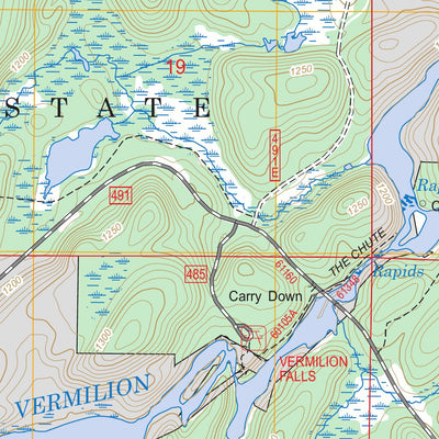 US Forest Service - Topo Johnson Lake, MN FSTopo Legacy digital map