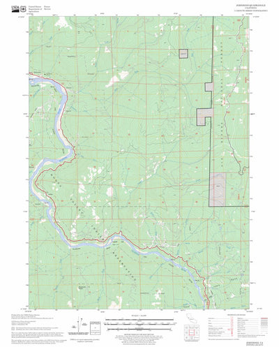 US Forest Service - Topo Johnsons, CA FSTopo Legacy digital map