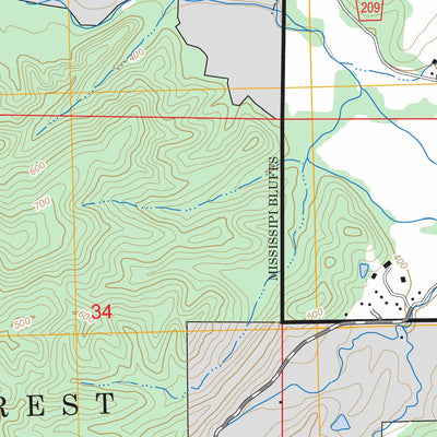 US Forest Service - Topo Jonesboro, IL FSTopo Legacy digital map