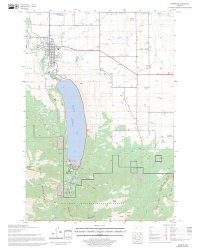 US Forest Service - Topo Joseph, OR FSTopo Legacy digital map