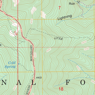 US Forest Service - Topo Josephine Mountain, OR FSTopo Legacy digital map