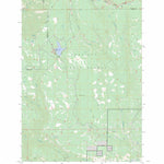 US Forest Service - Topo Jubilee Lake, OR FSTopo Legacy digital map