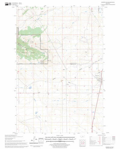 US Forest Service - Topo Judith Gap, MT FSTopo Legacy digital map