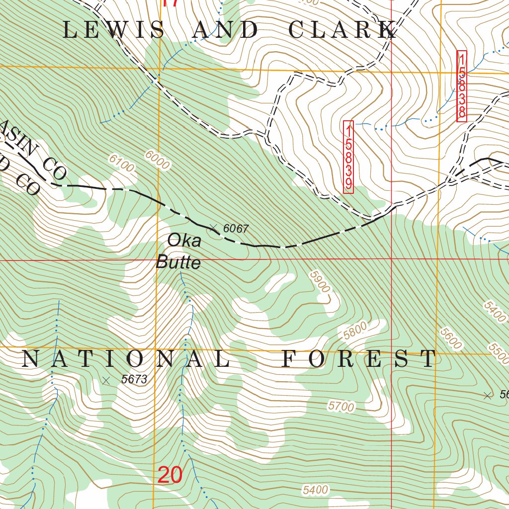 Judith Gap, MT FSTopo Legacy Map by US Forest Service Topo Avenza Maps
