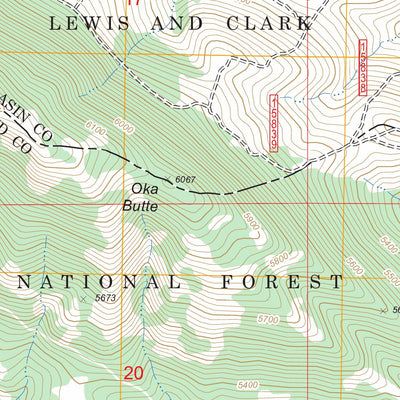 US Forest Service - Topo Judith Gap, MT FSTopo Legacy digital map