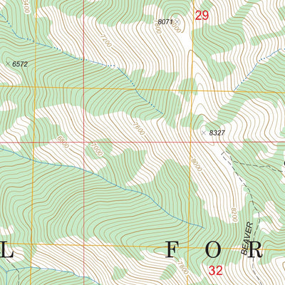 US Forest Service - Topo Jumbo Mountain, ID FSTopo Legacy digital map