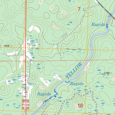 US Forest Service - Topo Jump River Fire Tower SW, WI FSTopo Legacy digital map