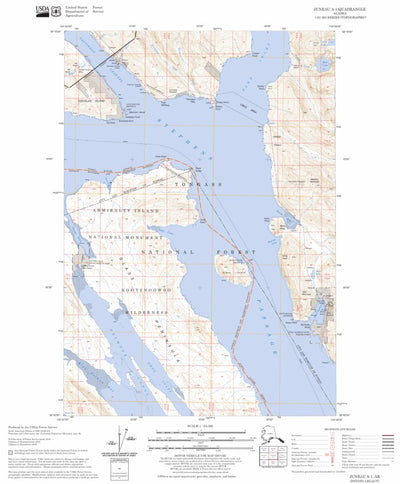 US Forest Service - Topo Juneau A-1, AK FSTopo Legacy digital map