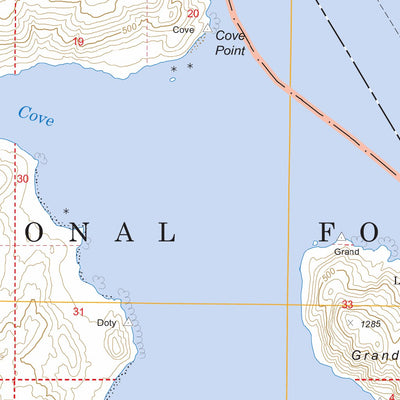 US Forest Service - Topo Juneau A-1, AK FSTopo Legacy digital map
