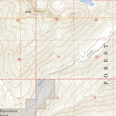 US Forest Service - Topo Juneau B-5, AK FSTopo Legacy digital map