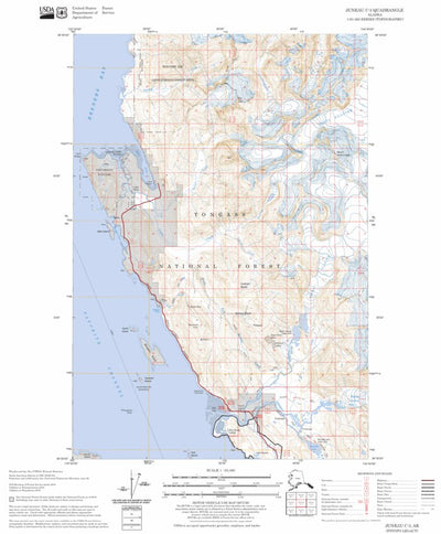 US Forest Service - Topo Juneau C-3, AK FSTopo Legacy digital map