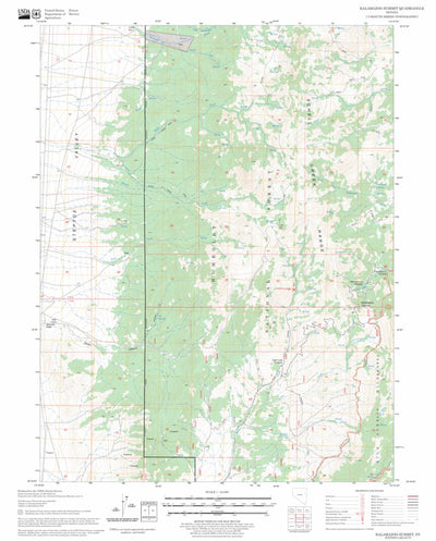 US Forest Service - Topo Kalamazoo Summit, NV FSTopo Legacy digital map