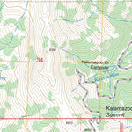 US Forest Service - Topo Kalamazoo Summit, NV FSTopo Legacy digital map