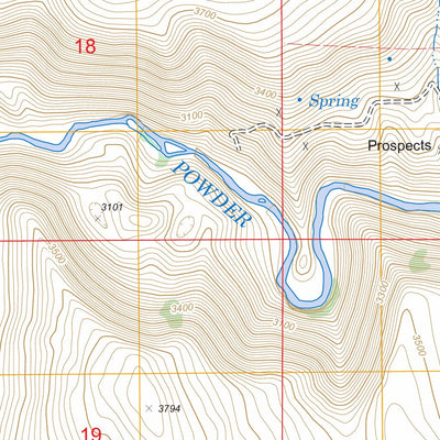 US Forest Service - Topo Keating NW, OR FSTopo Legacy digital map