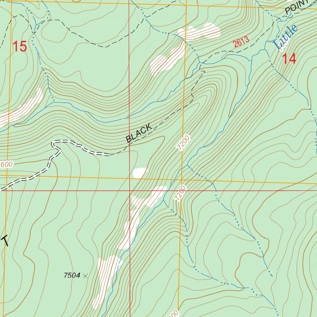 Keith Creek, CO FSTopo Legacy Map by US Forest Service - Topo | Avenza Maps