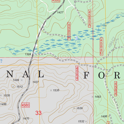 US Forest Service - Topo Kenton, MI FSTopo Legacy digital map