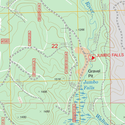 US Forest Service - Topo Kenton, MI FSTopo Legacy digital map