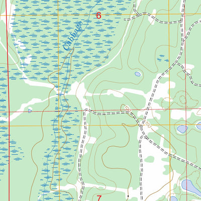 US Forest Service - Topo Keuka, FL FSTopo Legacy digital map