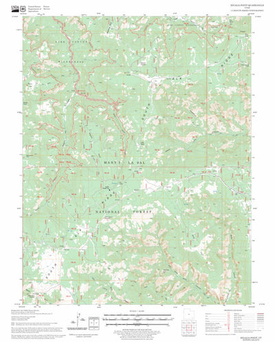 US Forest Service - Topo Kigalia Point, UT FSTopo Legacy digital map