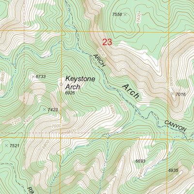 US Forest Service - Topo Kigalia Point, UT FSTopo Legacy digital map