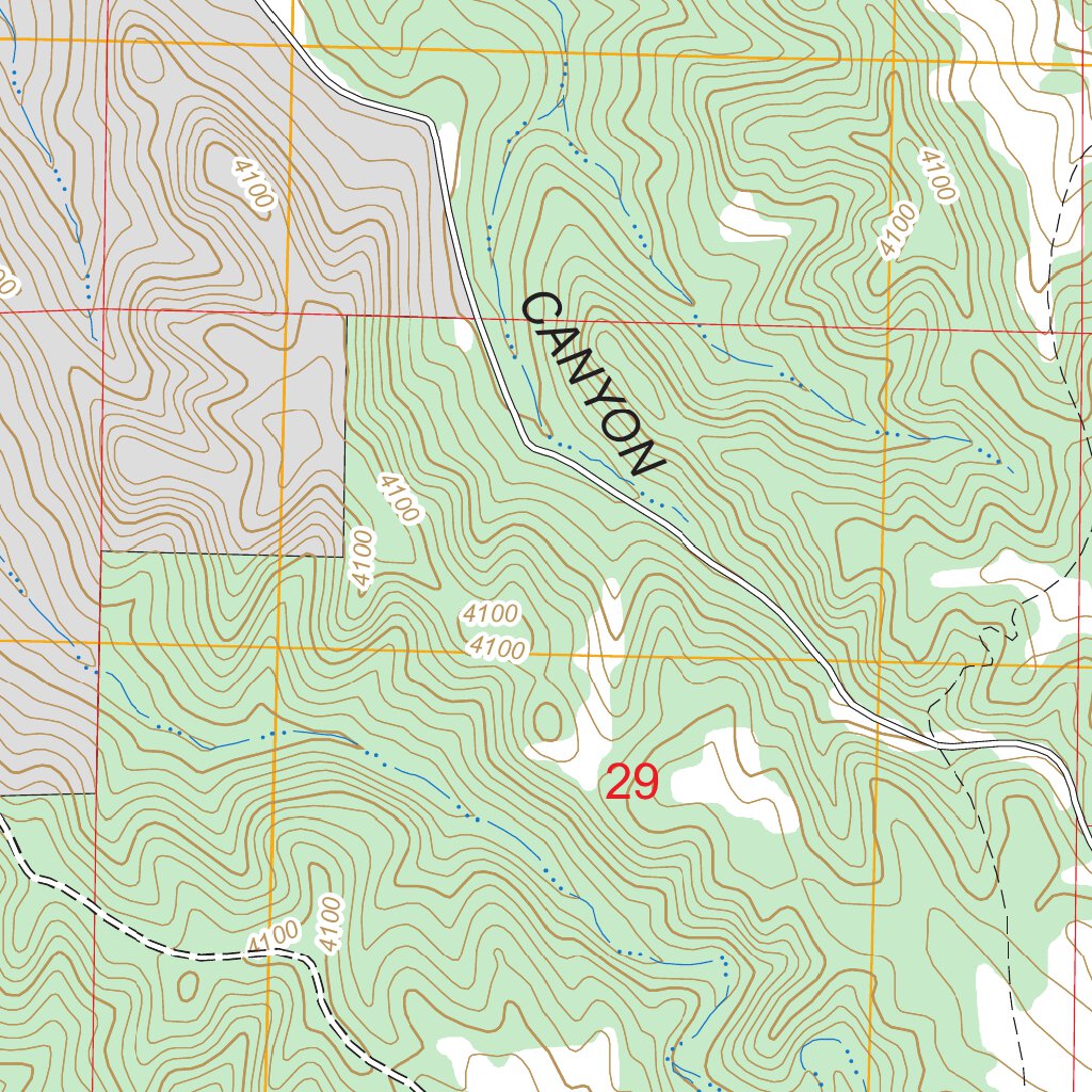 Kings Canyon, NE FSTopo Legacy Map by US Forest Service - Topo | Avenza ...