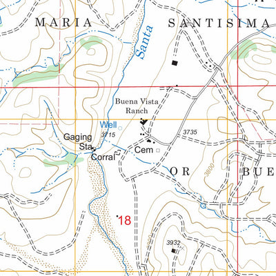 US Forest Service - Topo Kino Springs, AZ FSTopo Legacy digital map