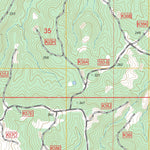US Forest Service - Topo Kisatchie, LA FSTopo Legacy digital map