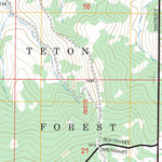 US Forest Service - Topo Kismet Peak, WY FSTopo Legacy digital map