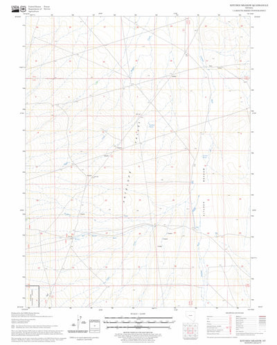 US Forest Service - Topo Kitchen Meadow, NV FSTopo Legacy digital map