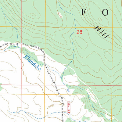 US Forest Service - Topo Klondike Hill, WY FSTopo Legacy digital map