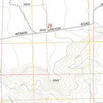 US Forest Service - Topo Klondike Ranch, WY FSTopo Legacy digital map