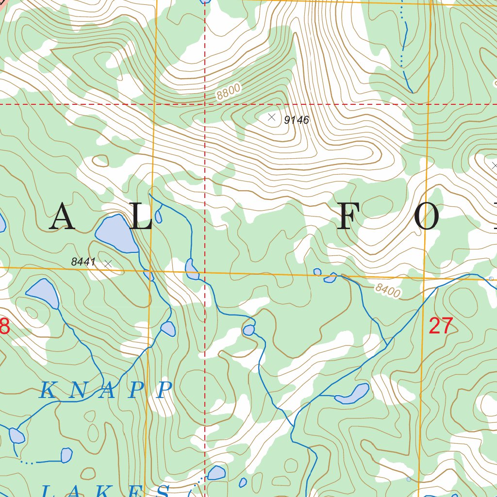 Knapp Lakes, ID FSTopo Legacy Map by US Forest Service - Topo | Avenza Maps