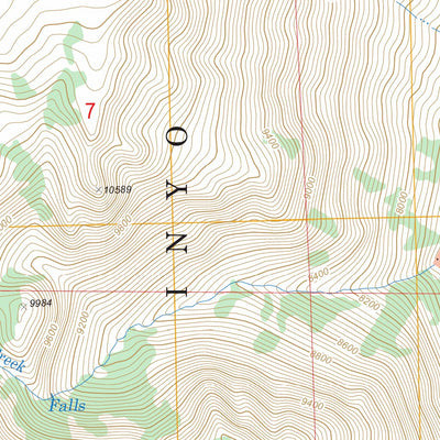 US Forest Service - Topo Koip Peak, CA FSTopo Legacy digital map
