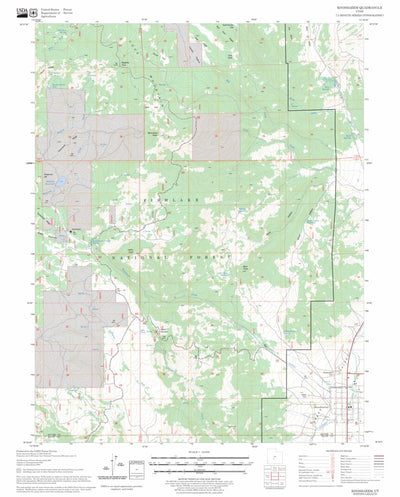 US Forest Service - Topo Koosharem, UT FSTopo Legacy digital map
