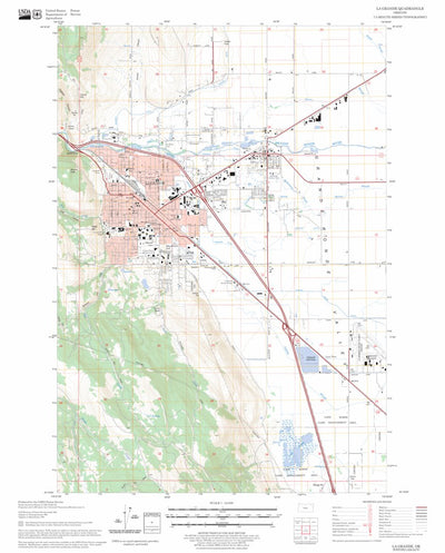 US Forest Service - Topo La Grande, OR FSTopo Legacy digital map