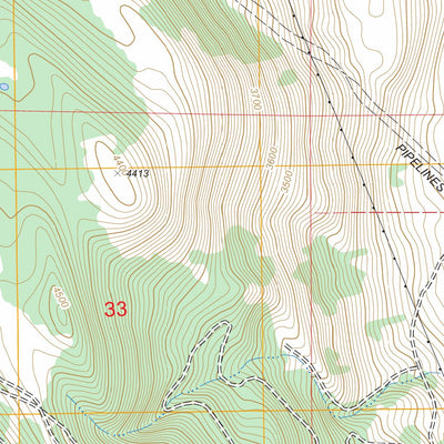 US Forest Service - Topo La Grande, OR FSTopo Legacy digital map