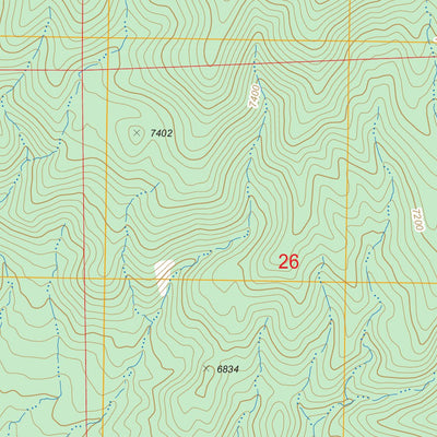 US Forest Service - Topo La Madre Spring, NV FSTopo Legacy digital map