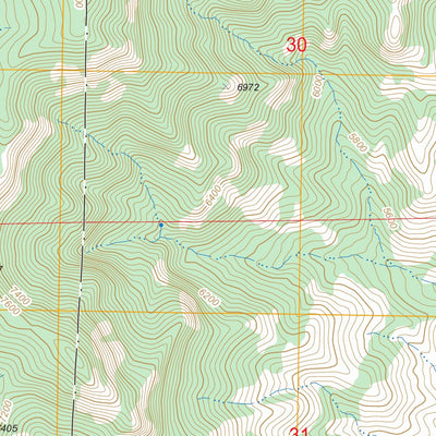 US Forest Service - Topo La Madre Spring, NV FSTopo Legacy digital map
