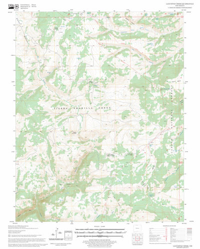 US Forest Service - Topo Lagunitas Creek, NM FSTopo Legacy digital map