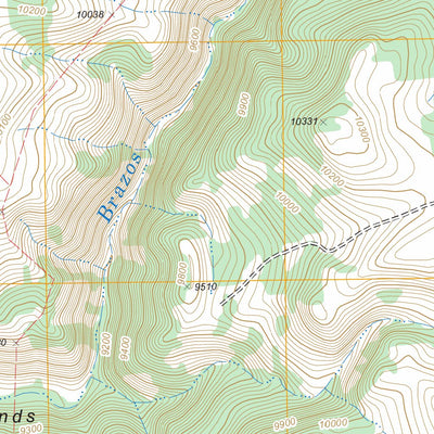 US Forest Service - Topo Lagunitas Creek, NM FSTopo Legacy digital map